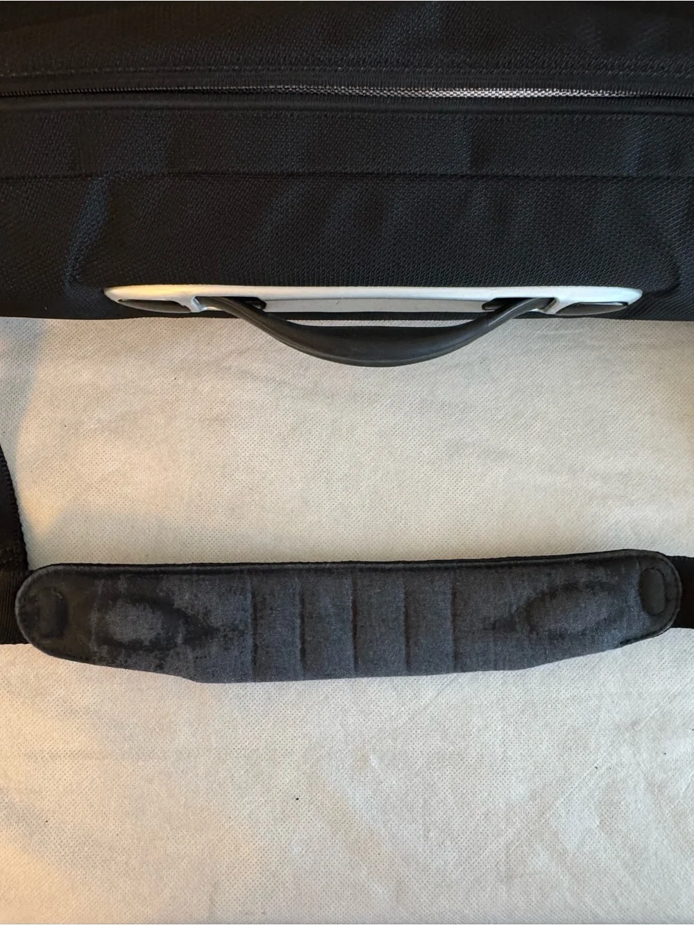 TUMI T3 Black Ballistic Nylon Hanging Garment Bag Carry On Suit Travel Luggage